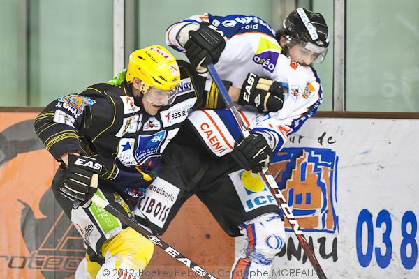 Photo hockey Ligue Magnus - Ligue Magnus, 15ème journée : Strasbourg  vs Caen  - La bonne résolution de ce début d\