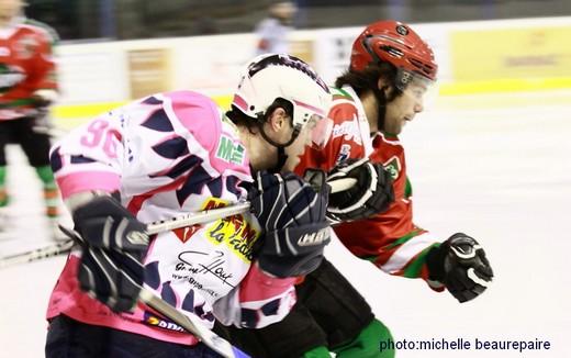 Photo hockey Ligue Magnus - Ligue Magnus: 17ème journée : Mont-Blanc vs Epinal  - Le Mont-Blanc gâche sa chance