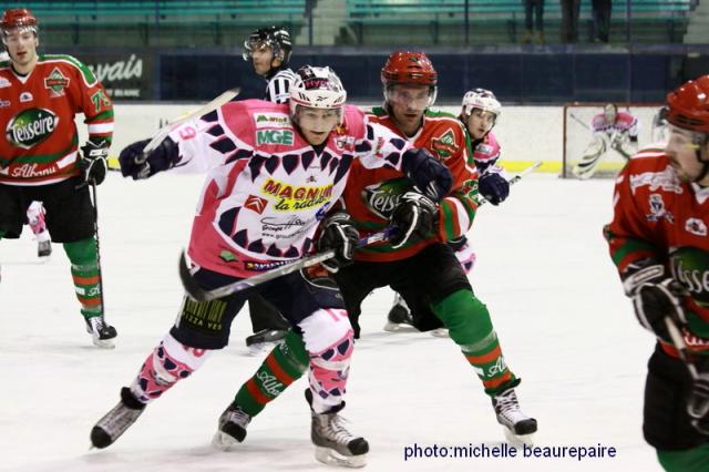 Photo hockey Ligue Magnus - Ligue Magnus: 17ème journée : Mont-Blanc vs Epinal  - Le Mont-Blanc gâche sa chance