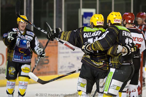 Photo hockey Ligue Magnus - Ligue Magnus, 17ème journée : Strasbourg  vs Neuilly/Marne - La passe de trois pour Strasbourg