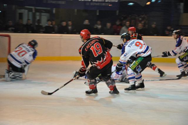 Photo hockey Ligue Magnus - Ligue Magnus, 18ème journée : Neuilly/Marne vs Caen  - Fin de disette pour les Bisons