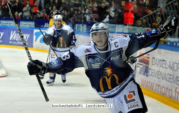 Photo hockey Ligue Magnus - Ligue Magnus, 19ème journée : Grenoble  vs Rouen - Grenoble fait son travail