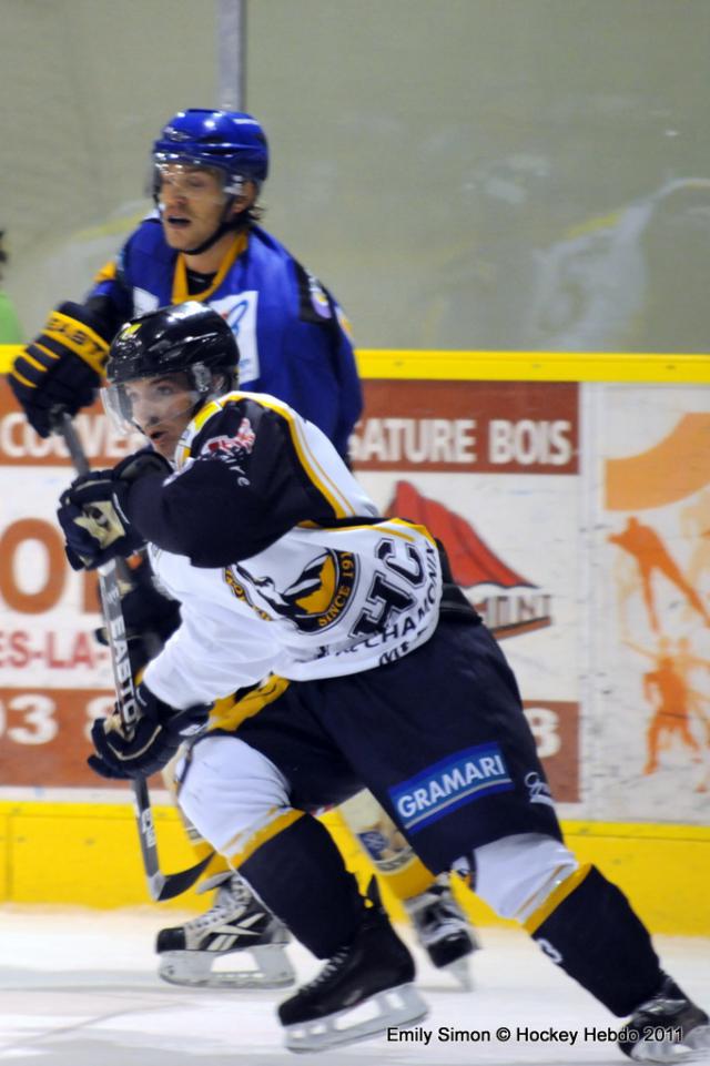 Photo hockey Ligue Magnus - Ligue Magnus, 1ère journée : Dijon  vs Chamonix  - Dijon bousculé 