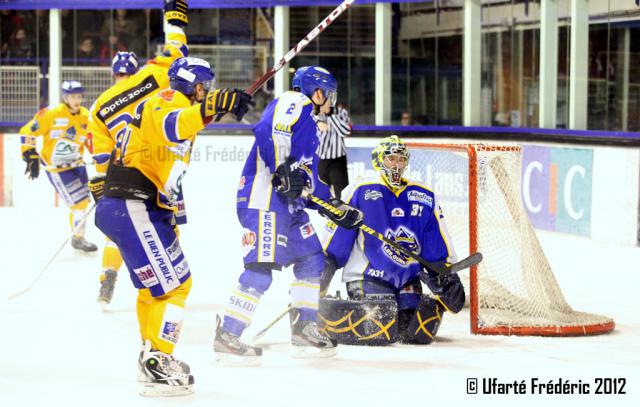 Photo hockey Ligue Magnus - Ligue Magnus, 25ème journée : Villard-de-Lans vs Dijon  - Dijon dans le top 4