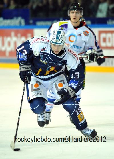 Photo hockey Ligue Magnus - Ligue Magnus, 26ème journée : Grenoble  vs Caen  - Grenoble coule le Drakkar 