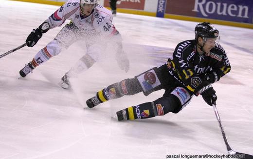 Photo hockey Ligue Magnus - Ligue Magnus, 4ème journée : Rouen vs Epinal  - Le Dragon croque le Dauphin