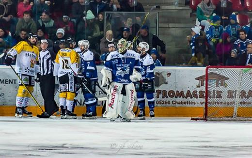 Photo hockey Ligue Magnus - Ligue Magnus, demi-finale, match 1 : Gap  vs Rouen - La Première pour Rouen