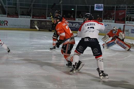 Photo hockey Ligue Magnus - Ligue Magnus, demi-finale, match 5 : Epinal vs Angers - Première balle de match pour Epinal Photo hockey Ligue Magnus - Ligue Magnus, demi-finale, match 5 : Epinal vs Angers - Première balle de match pour Epinal
