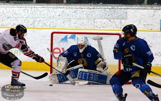 Photo hockey Ligue Magnus - Ligue Magnus, poule de maintien, 5ème journée : Chamonix  vs Bordeaux - Les Boxers mordent le Chamois