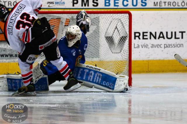 Photo hockey Ligue Magnus - Ligue Magnus, poule de maintien, 5ème journée : Chamonix  vs Bordeaux - Les Boxers mordent le Chamois