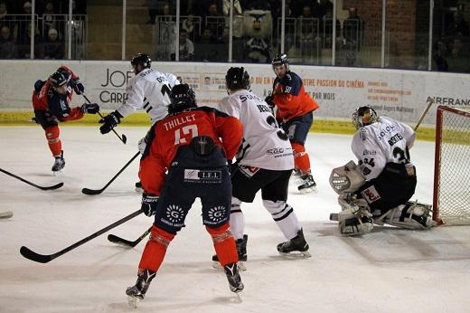 Photo hockey Ligue Magnus - Ligue Magnus, quarts de finale, match 1 : Angers  vs Brest  - Angers remporte la première