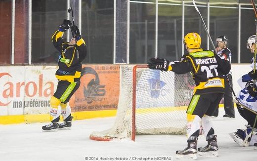 Photo hockey Ligue Magnus - Ligue Magnus, quarts de finale, match 4 : Strasbourg  vs Gap  - Strasbourg sauve sa tête