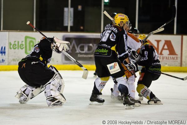 Photo hockey Ligue Magnus - LM - 10ème journée : Strasbourg  vs Tours  - Mauvais Tours pour l\