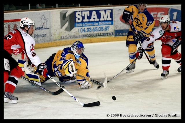 Photo hockey Ligue Magnus - LM - 6ème journée : Briançon  vs Chamonix  - Les chamoniards n