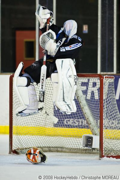 Photo hockey Ligue Magnus - LM - 6ème journée : Strasbourg  vs Morzine-Avoriaz - Hiadlovsky blanchit le Pingouin