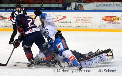 Photo hockey Ligue Magnus - LM playoff 1er tour, match 2 : Grenoble vs Gap - Gap à l\ Photo hockey Ligue Magnus - LM playoff 1er tour, match 2 : Grenoble vs Gap - Gap à l\