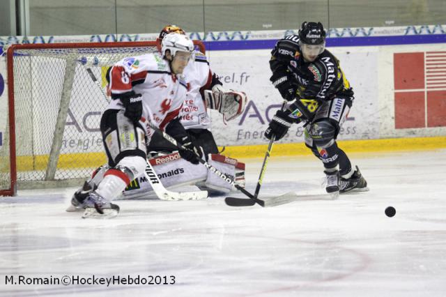 Photo hockey Ligue Magnus - LM Playoffs : 1/2, match 1 : Rouen vs Briançon - Les Diables à la fête ! Photo hockey Ligue Magnus - LM Playoffs : 1/2, match 1 : Rouen vs Briançon - Les Diables à la fête !