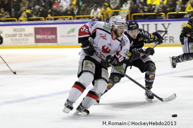 Photo hockey Ligue Magnus - LM Playoffs : 1/2, match 1 : Rouen vs Briançon - Les Diables à la fête ! Photo hockey Ligue Magnus - LM Playoffs : 1/2, match 1 : Rouen vs Briançon - Les Diables à la fête !
