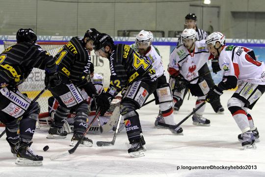 Photo hockey Ligue Magnus - LM Playoffs : 1/2, match 2 : Rouen vs Briançon - Rouen reste dans la course. Photo hockey Ligue Magnus - LM Playoffs : 1/2, match 2 : Rouen vs Briançon - Rouen reste dans la course.