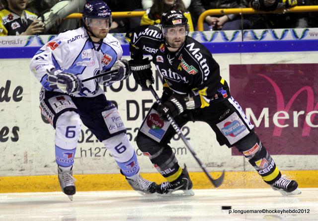 Photo hockey Ligue Magnus - LM Playoffs : 1/2 finale , match 1 : Rouen vs Angers - Les Dragons prennent l’avantage sur les Ducs Photo hockey Ligue Magnus - LM Playoffs : 1/2 finale , match 1 : Rouen vs Angers - Les Dragons prennent l’avantage sur les Ducs