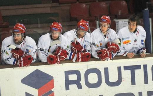 Photo hockey Ligue Magnus - LM Poule Relégation Match 3 : Caen  vs Lyon - Lyon s