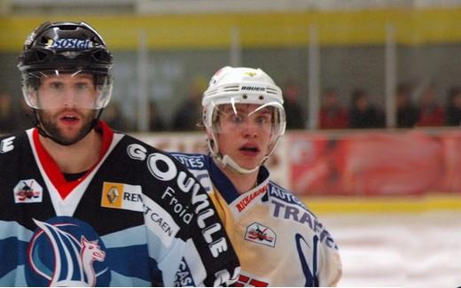 Photo hockey Ligue Magnus - P down 4ème journée : Caen  vs Chamonix  - Reportage photos