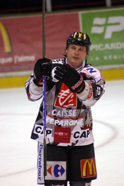 Photo hockey Ligue Magnus - Play-off Ligue Magnus : 1/4 de finale, match 1 : Amiens  vs Grenoble  - La première aux Brûleurs
