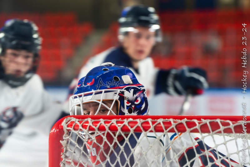 Photo hockey Mineur U17/U20 Elite -  : Grenoble U20 vs Angers U20 - U20 - Grenoble tout en maîtrise vs Angers
