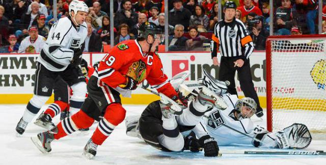 Photo hockey NHL : National Hockey League - AHL - NHL : National Hockey League - AHL - Chicago – Los Angeles : Un remake royal à l\