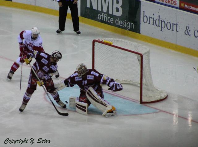 Photo hockey Suisse - National League - Suisse - National League : Genève (Genève-Servette HC) - Le LHC joue avec ses tripes et gagne à Genève 