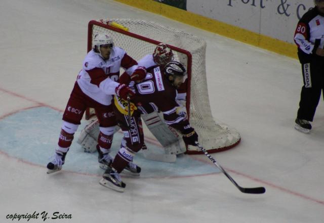 Photo hockey Suisse - National League - Suisse - National League : Genève (Genève-Servette HC) - Le LHC joue avec ses tripes et gagne à Genève 