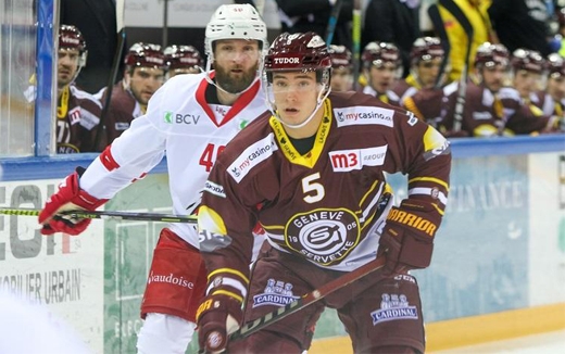 Photo hockey Suisse - National League - Suisse - National League : Genève (Genève-Servette HC) - Portrait : E. Guebey, le Grenat qui rêve des J.O