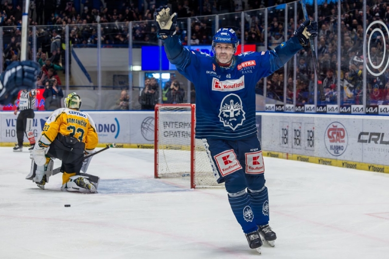 Photo hockey TELH - Tipsport Extraliga Ledního Hokeje - TELH - Tipsport Extraliga Ledního Hokeje - TELH : Jágr et Kladno régalent
