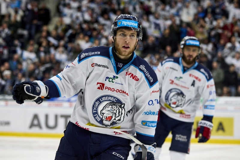 Photo hockey TELH - Tipsport Extraliga Ledního Hokeje - TELH - Tipsport Extraliga Ledního Hokeje - TELH : Un tigre blanc dans le moteur