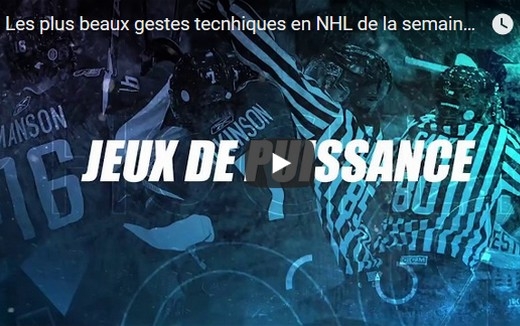 NHL - VIDEO - Les plus beaux gestes techniques de la 12ème semaine