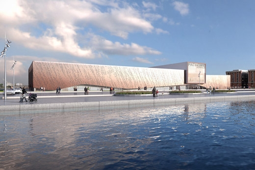 Nouvelle patinoire de Dunkerque, 1ère pierre posée !