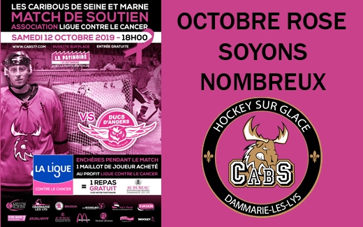 Les Caribous et Octobre rose