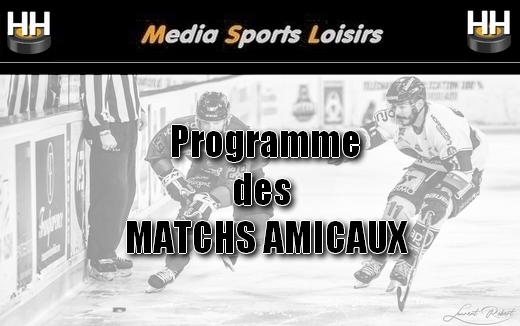 Programme et résultats des amicaux 2022 / 2023