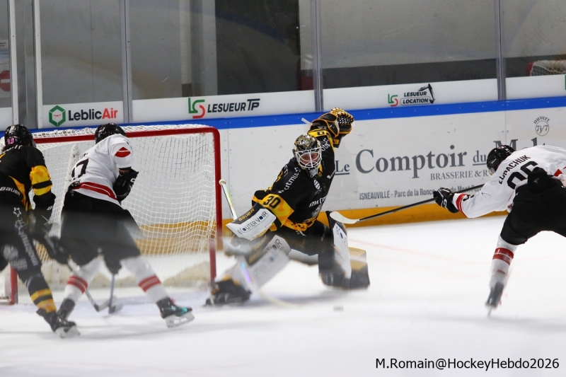 Les Dragons s’imposent en fusillade. : Rouen vs Chamonix 
