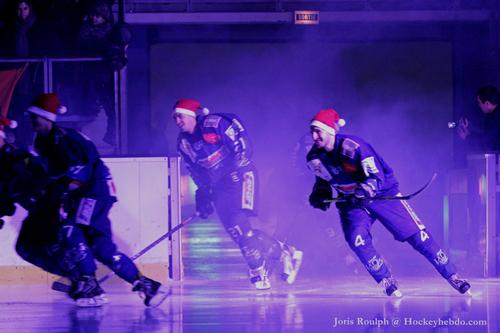 Une belle partie de hockey sur glace !