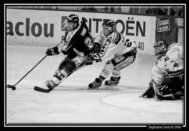 Photo hockey match Rouen - Angers  le 22/11/2008