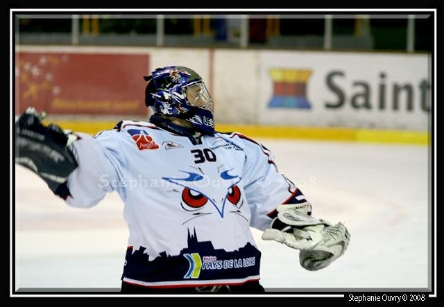 Photo hockey match Rouen - Angers  le 22/11/2008