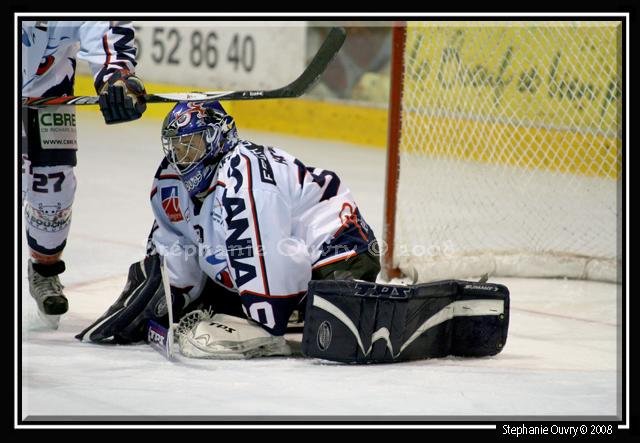 Photo hockey match Rouen - Angers  le 22/11/2008