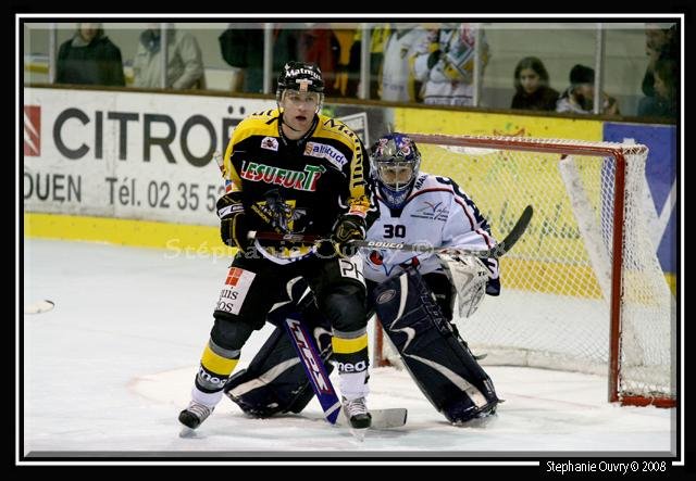Photo hockey match Rouen - Angers  le 22/11/2008