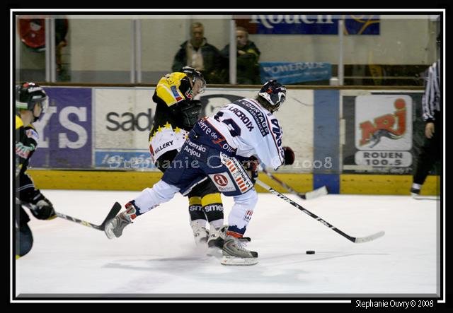 Photo hockey match Rouen - Angers  le 22/11/2008