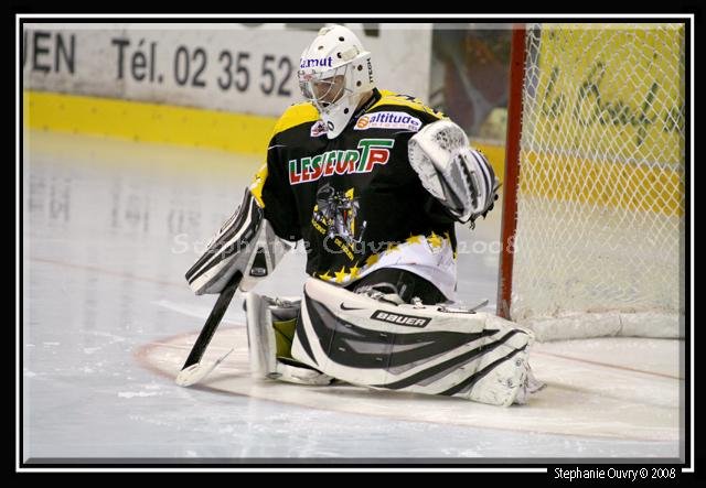Photo hockey match Rouen - Angers  le 22/11/2008