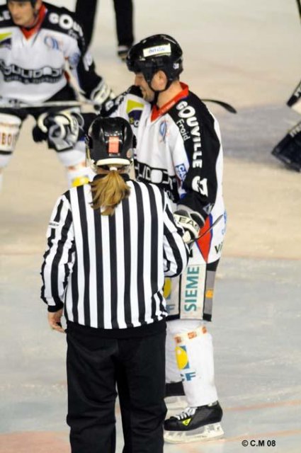 Photo hockey match Reims - Caen  le 22/11/2008
