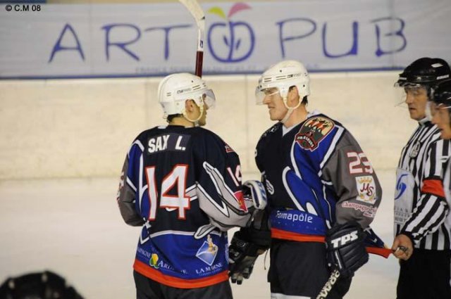 Photo hockey match Reims - Caen  le 22/11/2008