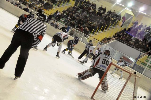 Photo hockey match Reims - Caen  le 22/11/2008