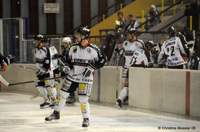 Photo hockey match Reims - Caen  le 22/11/2008